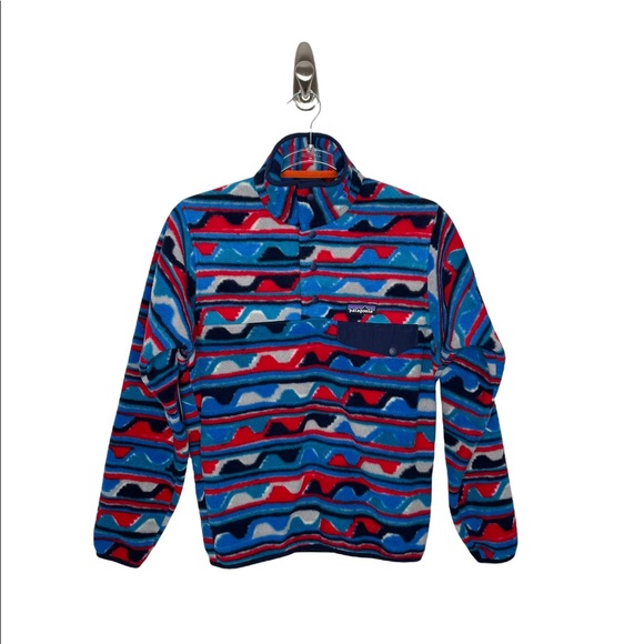 Patagonia | Synchilla Pullover T Snap Fleece Wave Tribal Southwest XXS Men’s - Picture 7 of 7